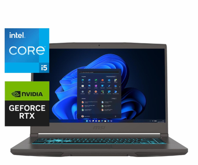 Ноутбук (2024) для гейминга MSI Thin 15 i5-12450H/ 16GB / 1TB/ RTX2050 / 15.6" 144Hz