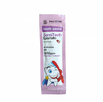 Зубная паста FrezyDerm с ксилитом и кальцием (от 6 лет) SENSITEETH EPISMALTO 1450 ppm, 3 г