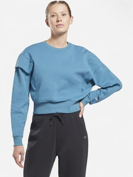 Свитшот женский Reebok 2M TS Dreamblend CO MI HT6102 M Голубой (4066746461204)
