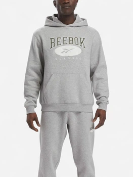 Худі чоловіче Reebok 3W Running Speedwick 100036875 XL Сіре (4066763177737)