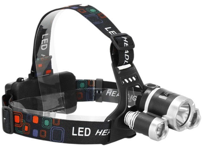 Налобний ліхтар Springos T6 CREE Black (Black )