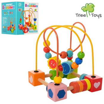 Деревянная игрушка деревянный пальчиковый лабиринт Limo Toys арт MD 1242