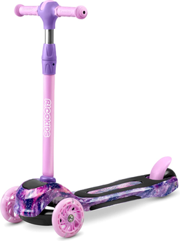 Самокат дитячий триколісний Ricokids Piko Рожево-фіолетовий (5903890610173)