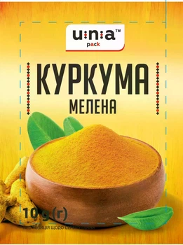 Куркума Una pack мелена 10 г