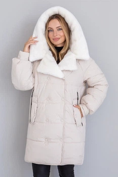 Зимняя куртка Miorichi Фрея 54 Молочний (01212-white54)