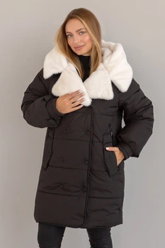 Зимова куртка Miorichi Фрея 58 Чорний (01212-black58)