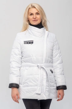 Куртка Miorichi Мартина 58 Білий (01176-white58)