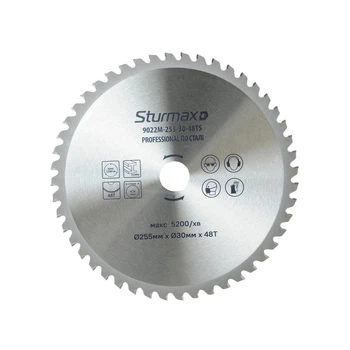 Диск пильныйпо стали Sturmax 9022M-255-30-48TS