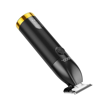 Портативная Машинка для стрижки волос с 3 насадками HOCO DAR45 Dynasty engraving Electric Hair clipper Black 1600mAh, 90min, LED Display, SS Blade, Type-C| Черный