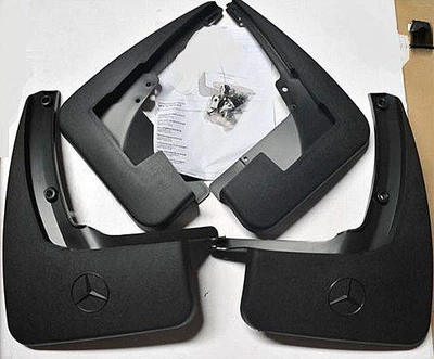 Брызговики Mercedes-Benz GL164 (с порогами) 2006-2012 (4 шт) AVTM