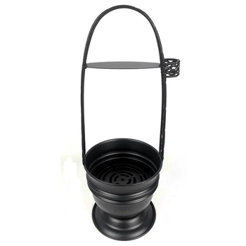 Корзина для угля Орнамент Black (Черный)