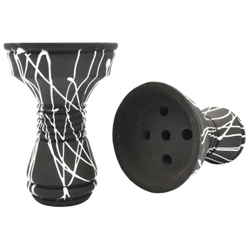 Чаша для кальяна Gusto Bowls Killa Bowls BLACK Glaze, Білий