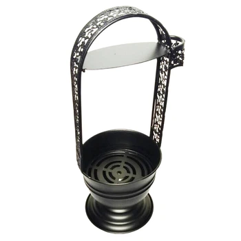 Корзина для угля Орнамент Big Black (Черный)