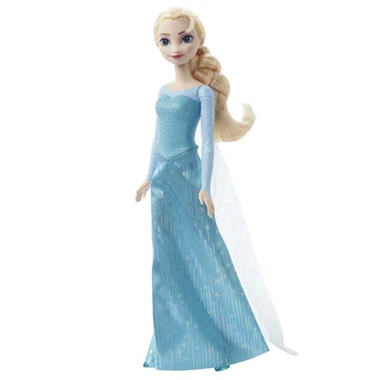 Кукла-принцесса Disney Princess Ледяное сердце Эльза в платье со шлейфом, в коробке