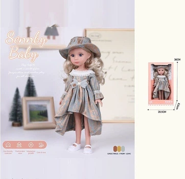 Лялька 34 см з імітацією скляних очей Star Toys Factor Co (MN 333)