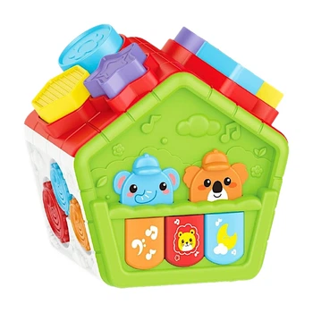 Логічна хатинка WToys 26558 Диво Хатка, українською мовою, геометричний сортер, в коробці