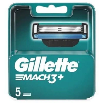 Сменные картриджи для бритья (лезвия кассеты) мужские Gillette Mach3 кассеты 5 шт