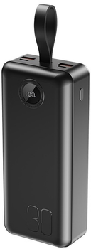 УМБ XO PR240 30000mAh PD20W + QC22.5W Black (PR240_Black)
