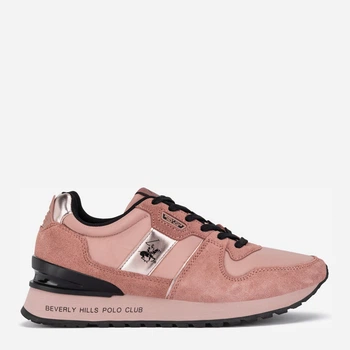 Женские кроссовки замшевые Beverly Hills Polo Club W-3C098-2A324 5905588907992 38 Розовые (5905588908036)