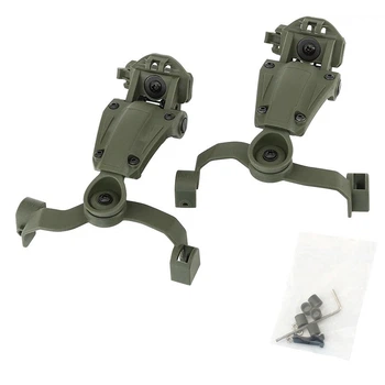 Крепеж Чебурашки на шлем каску для Walkers Razor Slim, Олива (WYS0206) (153660)