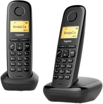 Радіотелефон Gigaset A170 Duo Black (L36852-H2802-R201)