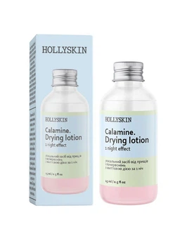 Локальное средство HOLLYSKIN Calamin Drying Lotion против прыщей с каламином 15 мл (5111)