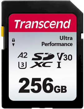 Карта пам’яті Transcend SD 256GB C10 UHS-I U3 A2 R160/W90MB/s 4K 283469
