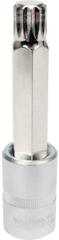 Головка YATO з викрутковою насадкою Spline 1/2" M14 100 мм (YT-04355)