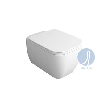 Унітаз підвісний Henges з кришкою soft-close HE18-F85-HE004 Glossy white SIMAS 29113