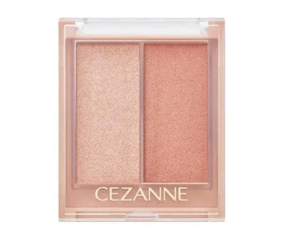 Хайлайтер, румяна и тени для век в ОДНОМ Cezanne Face Glow Color, 01 Абрикосовое сияние, 5,9 г