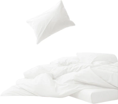 Простынь на резинке MirSon Soft Touch of Satin 001 White 160x200 см (2200011276175)