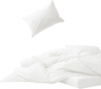 Простынь на резинке MirSon Soft Touch of Satin 001 White 200x220 см (2200011276212)