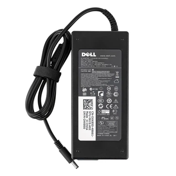 Блок живлення (зарядний адаптер) для ноутбука Dell 19.5V 6.67A 130W — розʼєм 4.5×3.0 мм з PIN, чорний, прямокутний корпус