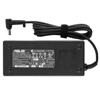 Блок живлення (зарядний адаптер) для ноутбука ASUS — 20V 7.5A (150W), штекер 6.0×3.7 мм з PIN, чорний, прямокутний корпус