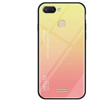 Панель Logarm Hello для Xiaomi Redmi 6 / Redmi 6A Розовый Без бренда