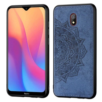Панель Logarm Textile Decor для Xiaomi Redmi 8A Синий Без бренда