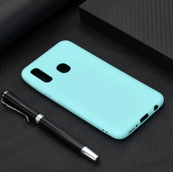 Чехол Logarm TPU Matte для Samsung A207F Galaxy A20S Голубой Без бренда
