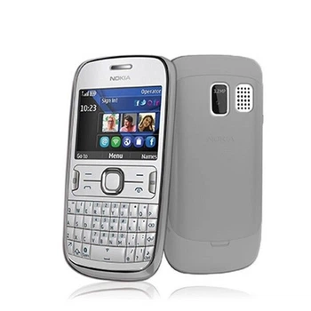 Чехол Logarm TPU Ordinary для Nokia Asha 302 Серый Без бренда