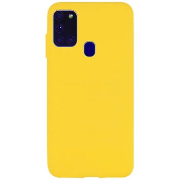 Чехол Logarm TPU Softon для Samsung A217F Galaxy A21s Желтый Без бренда