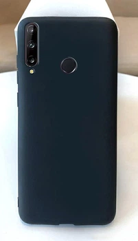 Чехол Logarm Liquid Case Full Cover для Huawei P40 lite E / Y7p Черный Без бренда