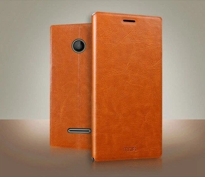 Чехол-книжка MOFI для Microsoft Lumia 435 Коричневый