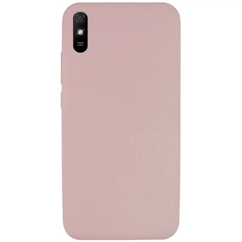 Чехол Logarm Liquid Case Full Cover для Xiaomi Redmi 9A Бежевый Без бренда