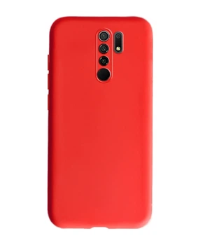Чехол Logarm Liquid Case Full Camera для Xiaomi Redmi 9 Красный Без бренда