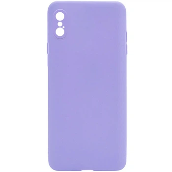 Чехол Logarm Liquid Case Full Camera для iPhone 10 (X) / iPhone XS Сиреневый Без бренда
