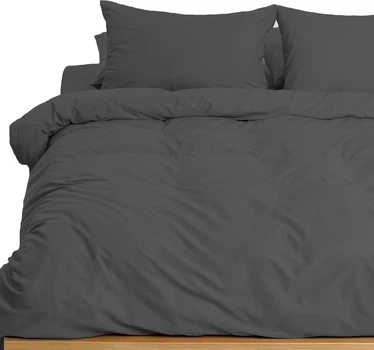 Пододеяльник MirSon Soft Touch of Satin 005 Charcoal 200х220 см (2200011277851)