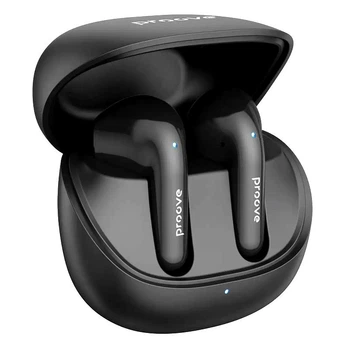 Беспроводные наушники вкладыши Proove Logic TWS (APP) Bluetooth 5.4, 6 часов работы, 35/300 mAh Черный