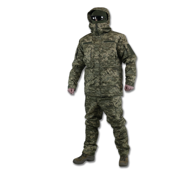 Зимовий костюм Water Repellent MILITEX Gen 6 Піксель (бушлат+штани). Розмір 50 (2-3 зріст)