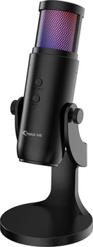 Настольный игровой микрофон RGB XTRIKE XMC-03 с RGB подсветкой, USB 3.0, 1.5m Black