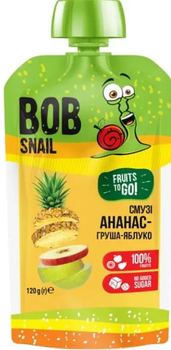 Пюре фруктове Bob Snail Смузі Ананас-Груша-Яблуко пастеризоване 120 г