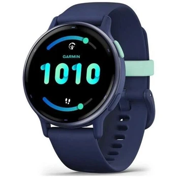 Смарт-годинник Garmin vivoactive 5 Metallic Navy Aluminum Bezel with Navy Case and Silicone Band (010-02862-12/52) Refurbished
